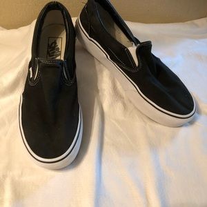 Vans Unisex Black Slip On Sneakers